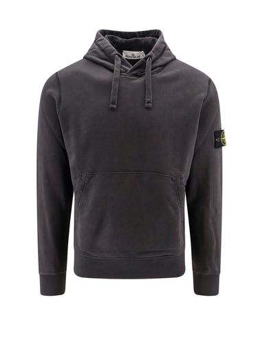 Logo Patch Drawstring Hoodie - Stone Island - Modalova