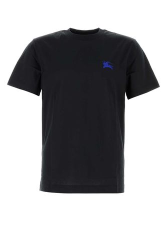 Burberry Black Cotton T-shirt - Burberry - Modalova