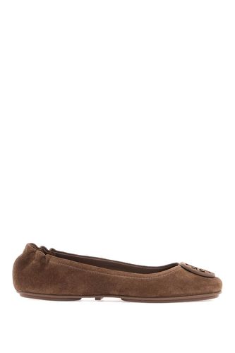 Suede Minnie Travel Ballet Flats - Tory Burch - Modalova