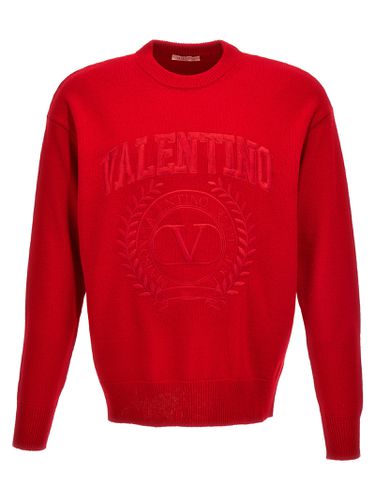 Valentino Logo Embroidery Sweater - Valentino Garavani - Modalova