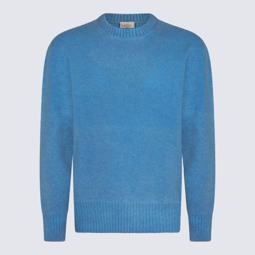 Altea Blue Wool Knitwear - Altea - Modalova