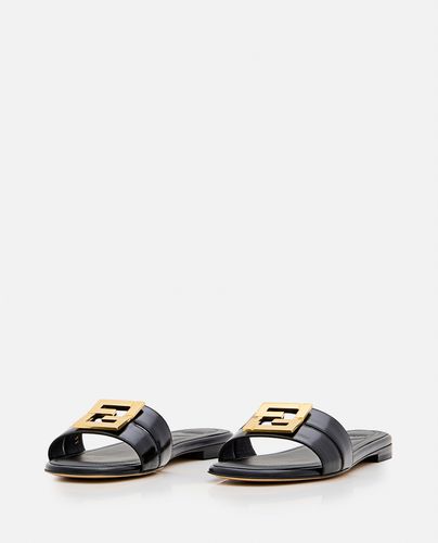 Fendi Leather Flat Sandals - Fendi - Modalova