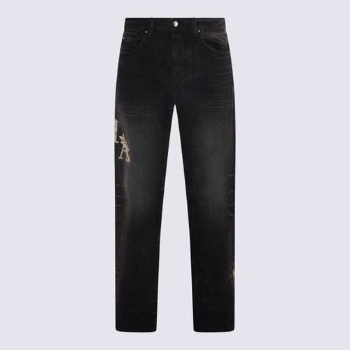 AMIRI Black Cotton Denim Jeans - AMIRI - Modalova