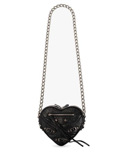 Mini Le Cagole Heart Crossbody Bag - Balenciaga - Modalova