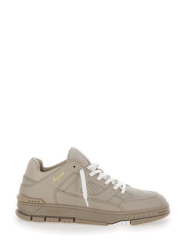 Area Lo Sneakers With Embossed Logo In Leather Blend Man - Axel Arigato - Modalova