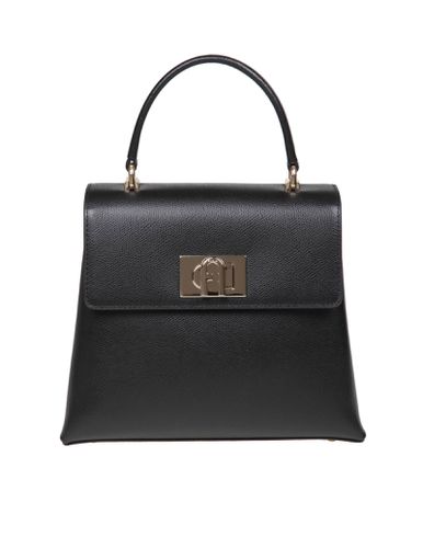 Handbag In Black Color Leather - Furla - Modalova