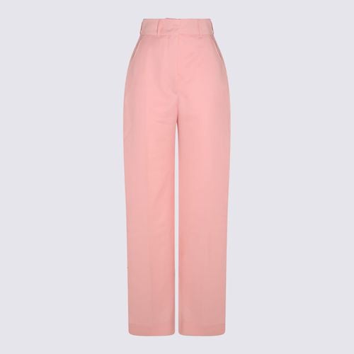 Casablanca Pink Virgin Wool Pants - Casablanca - Modalova