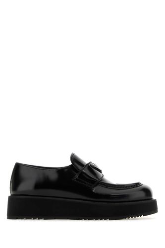 Prada Black Leather Loafers - Prada - Modalova