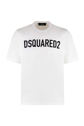 Dsquared2 Logo Cotton T-shirt - Dsquared2 - Modalova