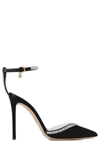 Rhinestone-embellished Ankle Strap Pumps - Elisabetta Franchi - Modalova