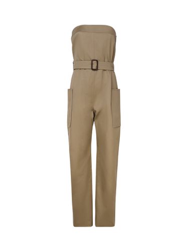 Saint Laurent Cotton Jumpsuit - Saint Laurent - Modalova