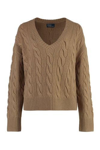 Relaxed Fit Cable-knit Jumper - Polo Ralph Lauren - Modalova