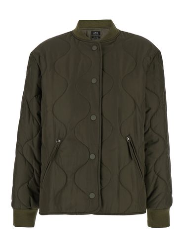 A. P.C. camila Military Jacket With Snap Buttons In Quilted Fabric Woman - A.P.C. - Modalova