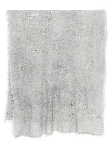 Cashmere Laminated Effects Scarf 185x90 - Avant Toi - Modalova