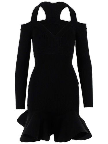 Ruffle Detailed Flared Mini Dress - Alexander McQueen - Modalova