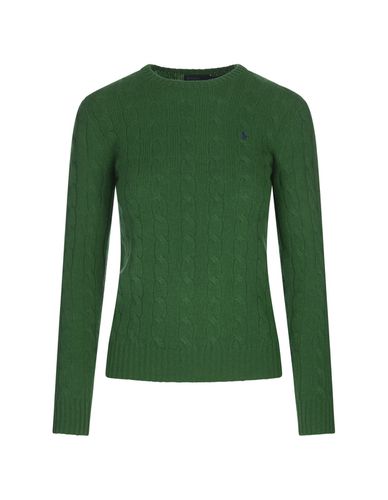 Pony Embroidered Cable-knit Jumper - Polo Ralph Lauren - Modalova