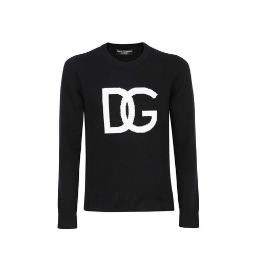 Dolce & Gabbana Wool Logo Sweater - Dolce & Gabbana - Modalova