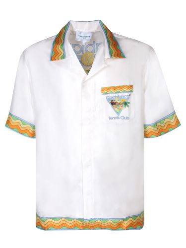 Afro Cubism Tennis Club Silk Shirt - Casablanca - Modalova