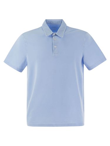 Short-sleeved Cotton Polo Shirt - Fedeli - Modalova