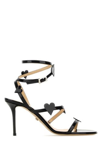 Petit Coeur Patent Leather Round Toe Sandal - Mach & Mach - Modalova