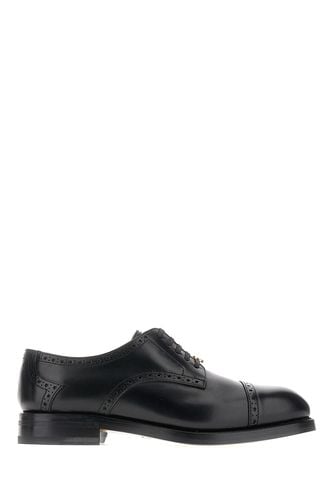 Gucci Black Leather Lace-up Shoes - Gucci - Modalova