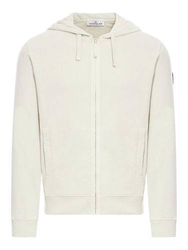 Logo Patch Zip-up Hoodie - Stone Island - Modalova