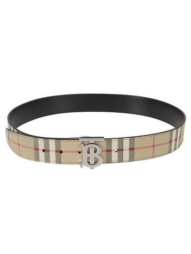 Burberry Tb Buckled Check Belt - Burberry - Modalova