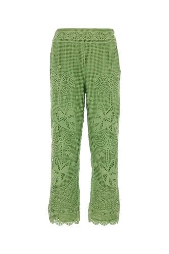 Farm Rio Green Guipure Pant - Farm Rio - Modalova