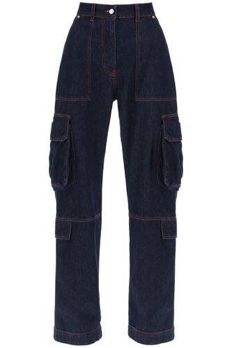 MSGM Cargo Jeans With Flared Cut - MSGM - Modalova