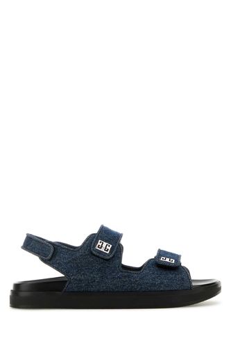 Givenchy Denim 4g Sandals - Givenchy - Modalova