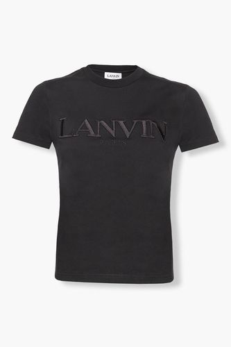 Lanvin Logo Embossed T-shirt - Lanvin - Modalova