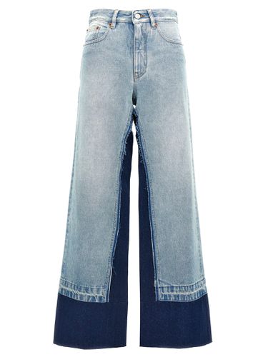 Contrast Insert Jeans - MM6 Maison Margiela - Modalova