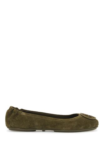 Suede Minnie Travel Ballet Flats - Tory Burch - Modalova