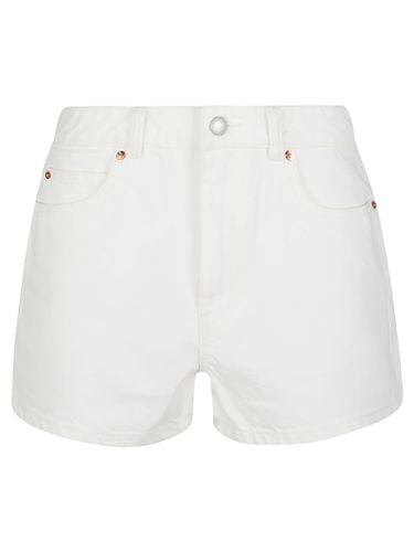 High Rise Logo Cut Out Embroidery Short - Alexander Wang - Modalova