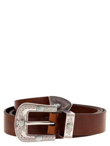 Calfskin Pull-up Belt - Brunello Cucinelli - Modalova