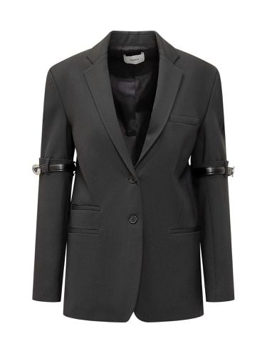 Single-breasted Jacket With Straps - Coperni - Modalova