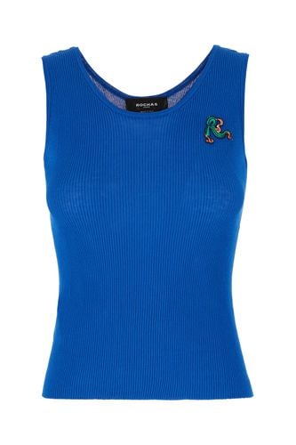 Rochas Electic Blue Cotton Top - Rochas - Modalova