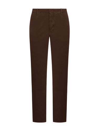 Slim Fit Trousers In Organic Stretch Tricocell - Incotex - Modalova