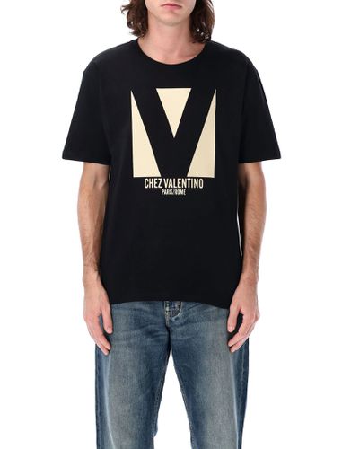 Chez Valentino T-shirt - Valentino Garavani - Modalova