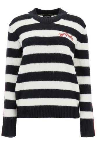 The Striped Brushed Logo Embroidered Jumper - Marc Jacobs - Modalova