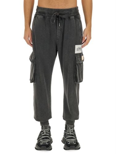 Jogging Pants With Logo - Dolce & Gabbana - Modalova