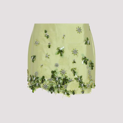 Prada Embroidered Mini Skirt - Prada - Modalova