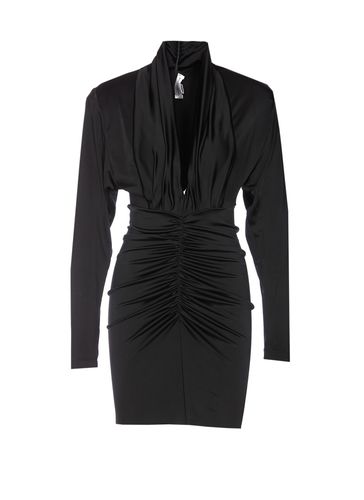 Long Sleeves Rouches Dress - Victoria Beckham - Modalova