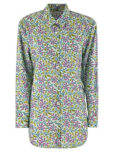 Brigitte - Shirt With Flower Pattern - MC2 Saint Barth - Modalova