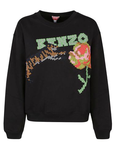 Kenzo Pixel Regular Sweatshirt - Kenzo - Modalova