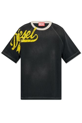 T-roxt-slits T-shirt With Logo - Diesel - Modalova