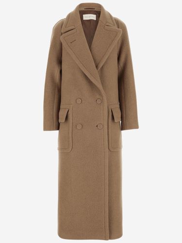 Long Double-breasted Wool Coat - Dries Van Noten - Modalova