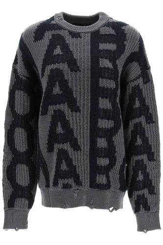 Distressed Monogram Sweater - Marc Jacobs - Modalova