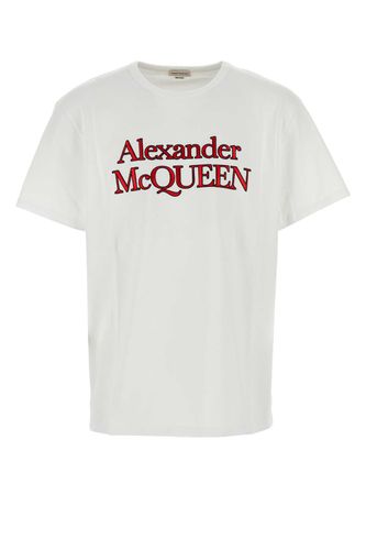 White Cotton T-shirt - Alexander McQueen - Modalova