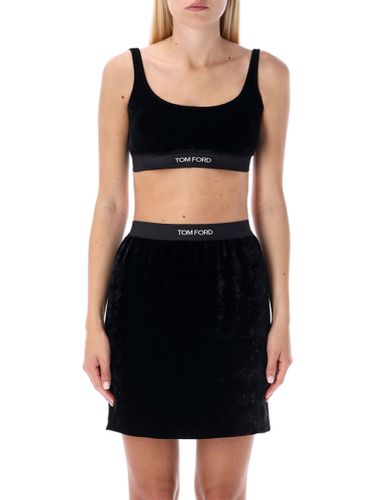 Tom Ford Stretch Velvet Bralette - Tom Ford - Modalova